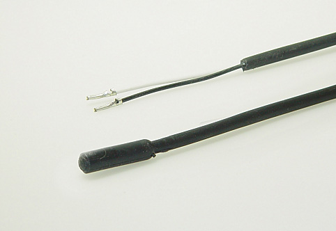 TF PTC 5x20mm -50/110°C 2m IP68 black