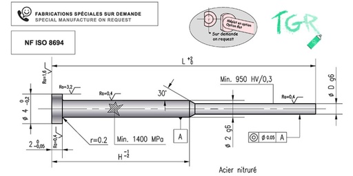 RABOURDIN - 924-RPL08-1200-KR