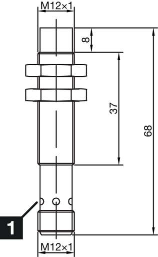 DI-SORIC - INS-M12-N08PO-B3